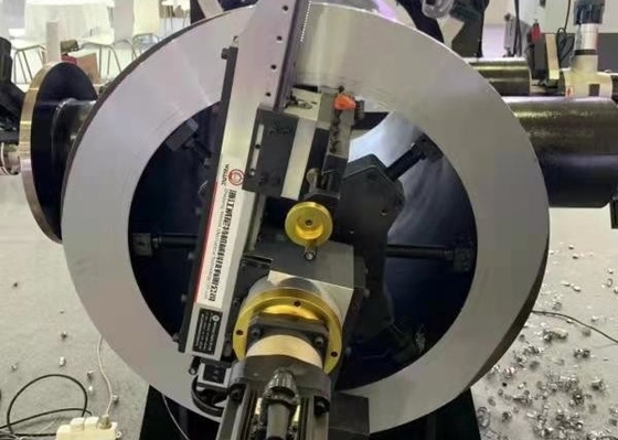 Heat Exchanger Flange Facing Machine Portable Seal Groove Flange Facer