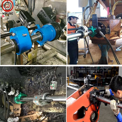 Linha portátil máquina do CNC de Hydrauli de moedura interna aborrecida do furo da máquina de soldadura