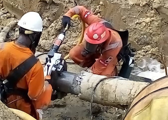 Máquina de chanfradura 2000L/Min à prova de explosões do corte pneumático rachado da tubulação do quadro