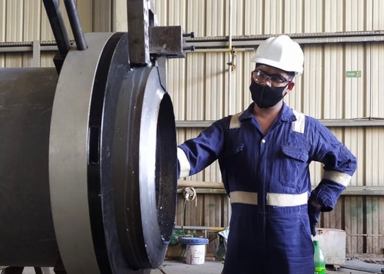 Tipo rachado automático completo processamento frio de Beveler do cortador de tubulação